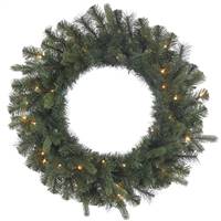 24" Classic Mixed Pine Wreath 35CL