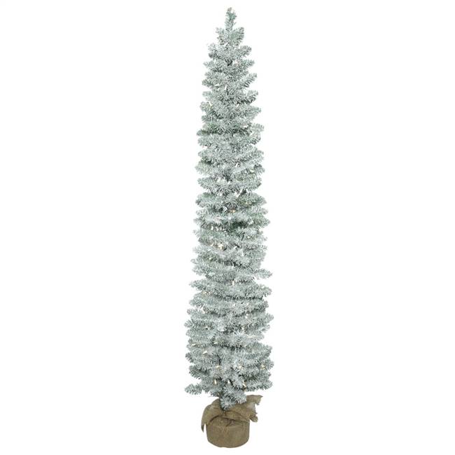 5' x 11" Frosted Pole Pine DL150LED WmWt