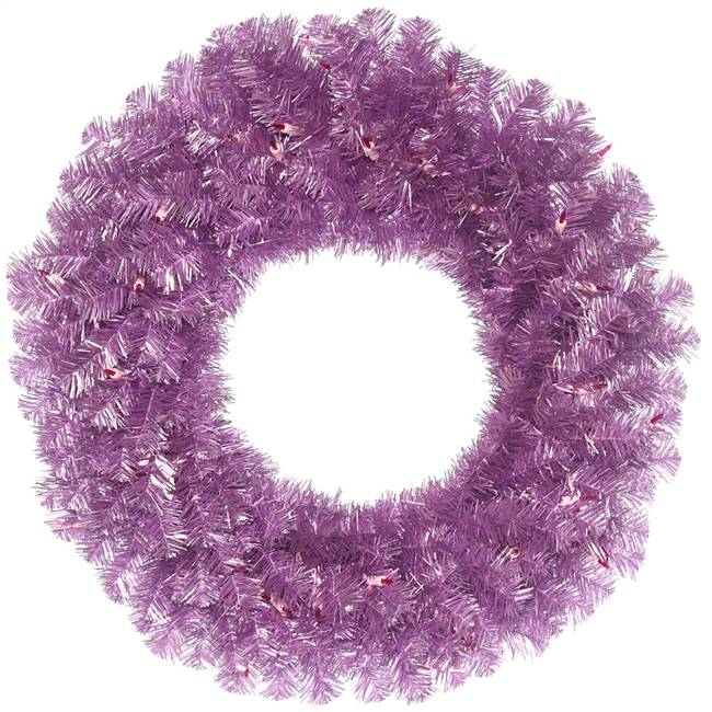 30" Violet Pine Wreath 240T