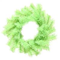 6" Chartreuse Mini Wreath 40T