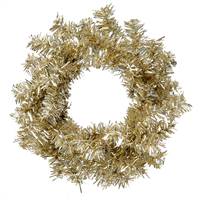 6" Champagne Mini Wreath 40T