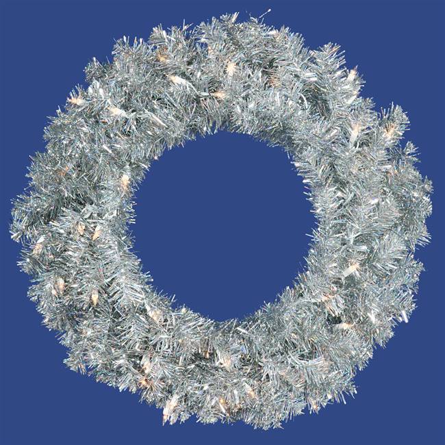 36" Silver Wreath Dura-Lt LED 100WW 320T