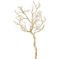 38" Artificial Manzanita Branch-Gold