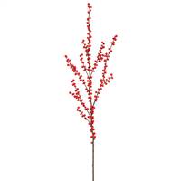 44" Weatherproof Berry Spray-Red