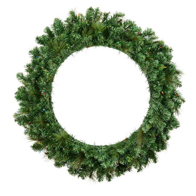 36" Mixed Brussels Pine Wreath 300T