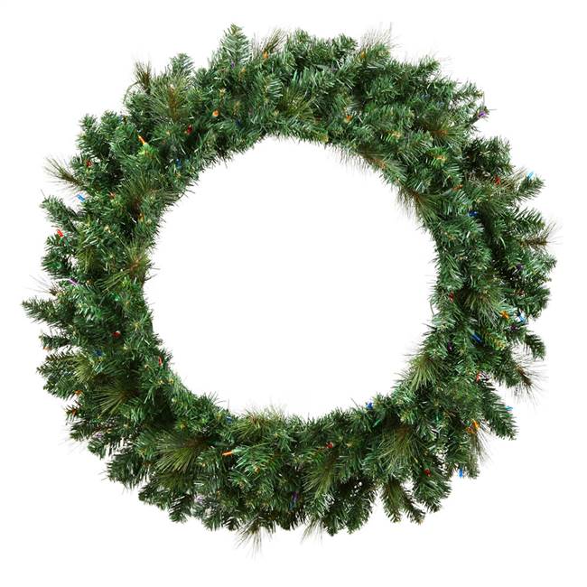 42" Mixed Brussels Pine Wreath 375T