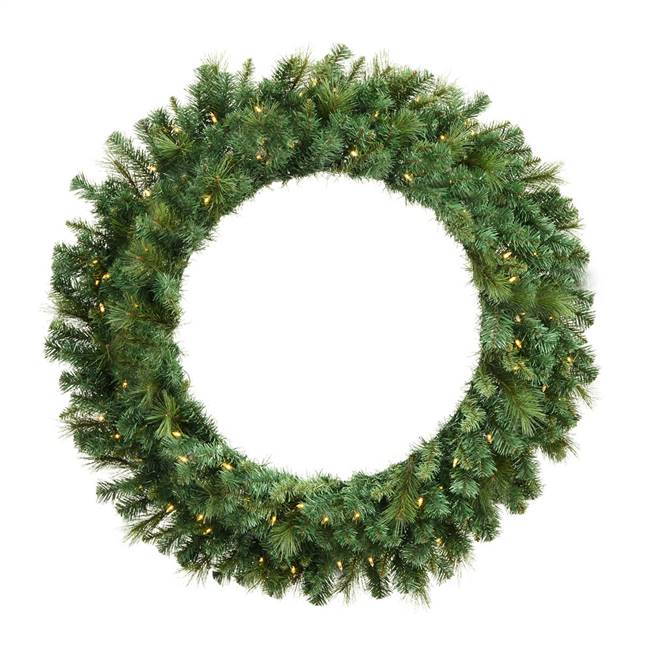 48" Mixed Brussels Wreath Dura-Lit 200WW