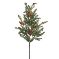 28" White Spruce Spray w/Cones 22Tips