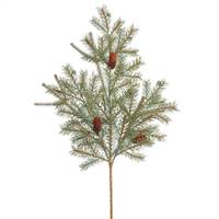 25" Blue Spruce Spray w/Cones 33Tips