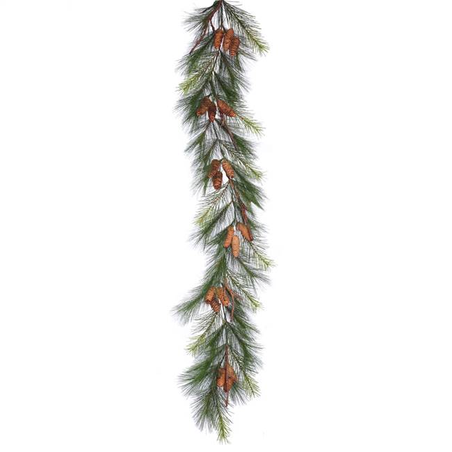 6' x 15" Bavarian Pine Garl w/Cones 38T