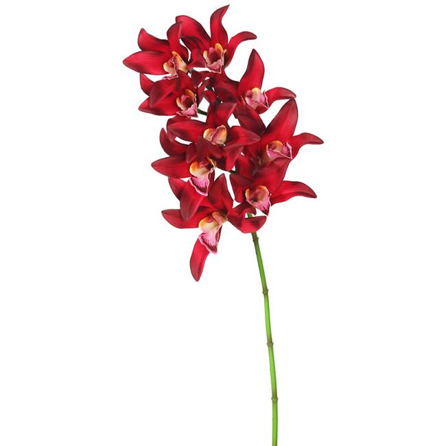 29" Magenta Real Touch Cymbidium Orchid