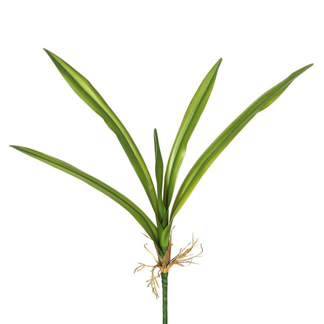 27" Real Touch Yucca Lves x 5-Grn (Pk/3)