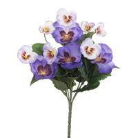 10" Purple Pansy Bush 4/Pk