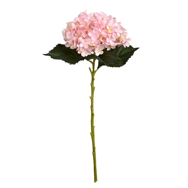 19" Mini Pink Hydrangea Spray 3/Pk