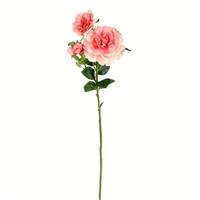 27" Light Pink Rose Stem Pk/3