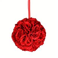 8" Red Rose Ball