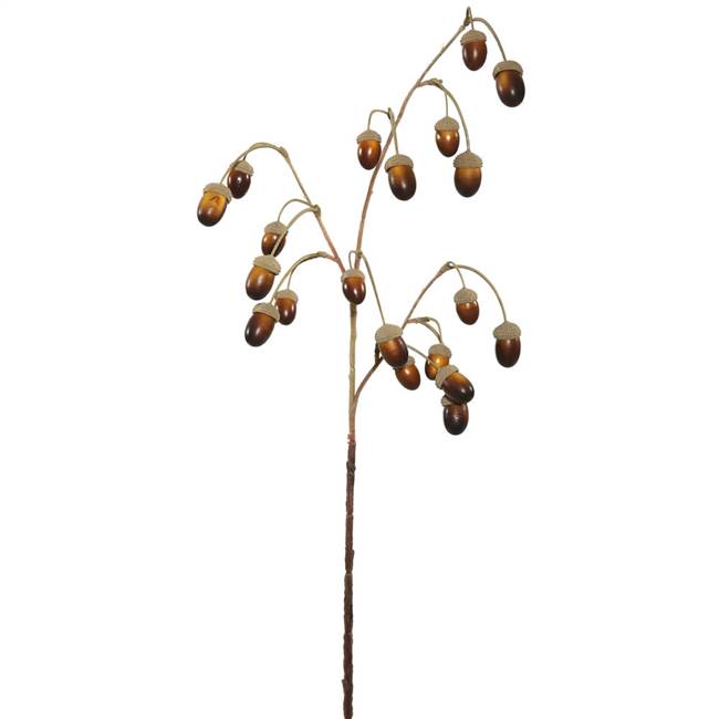 28" Acorn Spray X6 Green/Brown 4/Pk