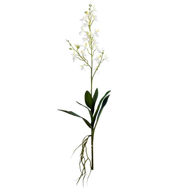 30" Mini White Orchid Spray 3/Pk