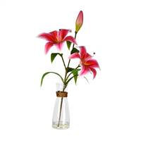 16.5" Pink Lily Floral Arrangement