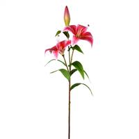 33.5" Pink Lily Floral Spray x2 Flowers