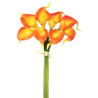 14'' Orange Calla Lily 8/Bundle