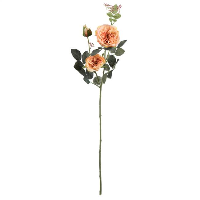 31'' Rose Spray-Lt Orange (Pk/3)