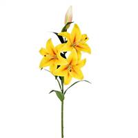 36" Yellow Lily Spray (2/pk)