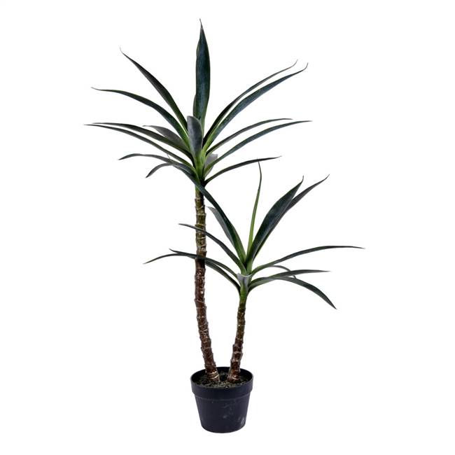 44" Green Potted Yucca Tree