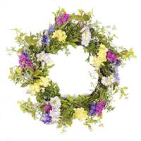 26" Mixed Greenery Floral Wreath