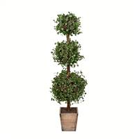 40" Potted Angel Vine Triple Ball