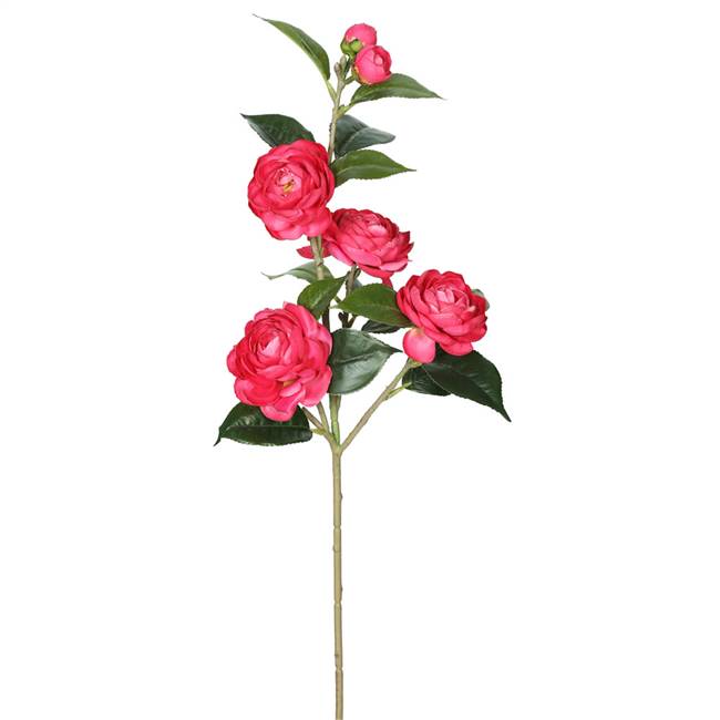 29" Camellia Spray-Pink