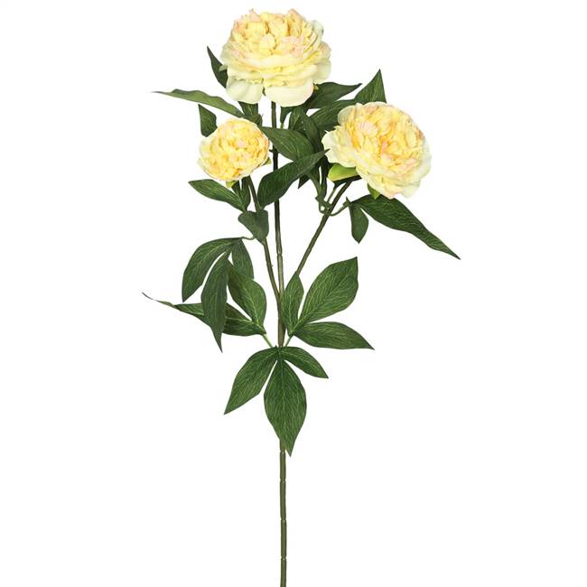 27" Rose Spray-Yellow (PK/3)