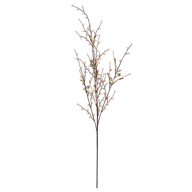 39" Pink Mini Wild Flower Spray 4/Pk UV