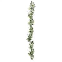 6' Green Olive Hill Garland
