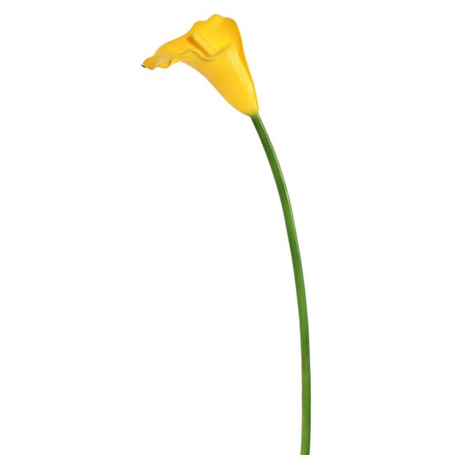 28" Calla Lily Yellow Large Stem