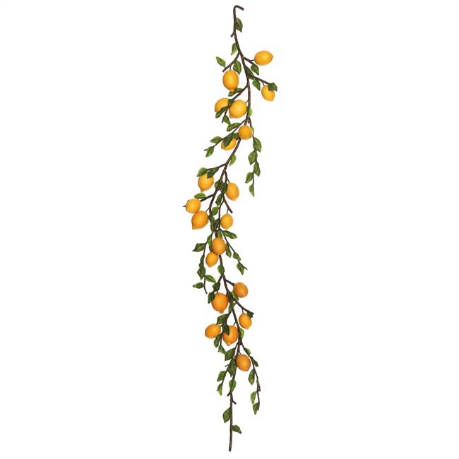 5' Green/Yellow Lemon Garland