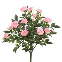 15" Light Pink Mini Diamond Rose Bush