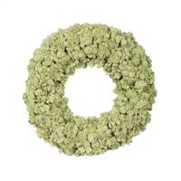 17.5 " Reindeer Moss Wreath-Moss Green