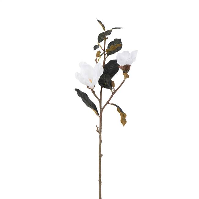 31" Magnolia Stem-White