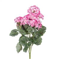 19.5" Geranium Bush-Coral