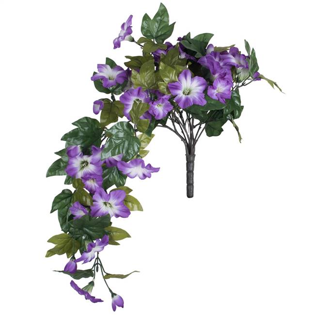 22" Purple Petunia Bush