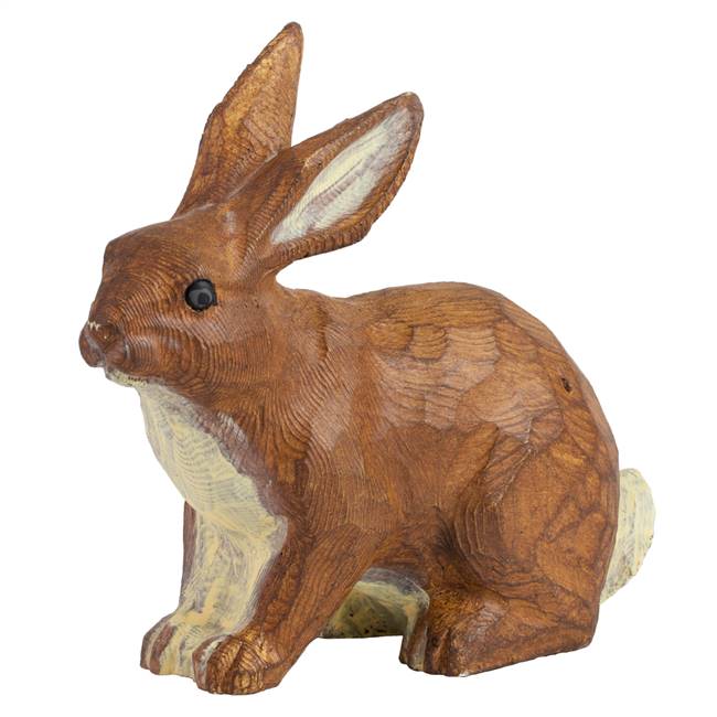 7" Brown Rabbit Figurine Polyresin