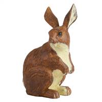 9.25" Brown Rabbit Figurine Polyresin