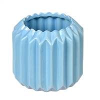 5.25" Powder Blue Ceramic Pot