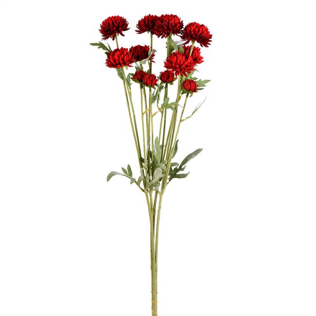 27" Red Daisy Spray Pk/4