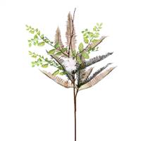 31" Green Fern Cotton Spray Pk/2