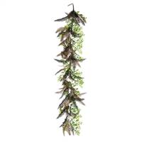 72" Green Fern Cotton Garland