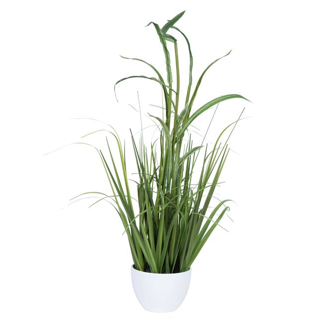 32" Green Potted Bamboo Grass