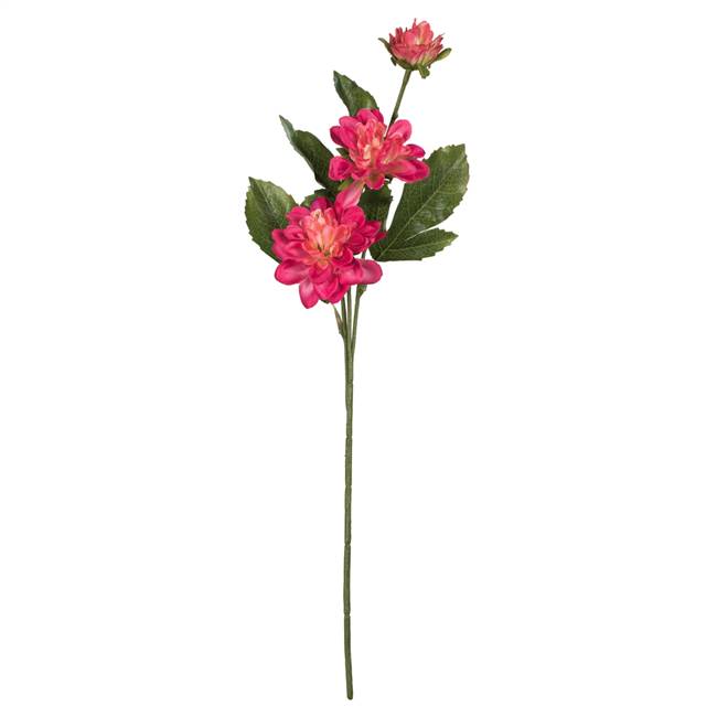 17" Fuchsia Dahlia Spray 6/Pk