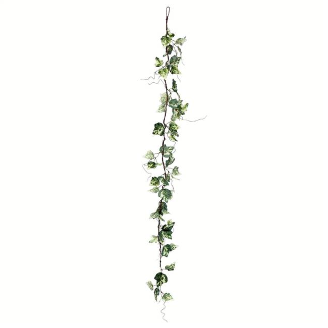 56" Green Variegated Ivy Garland 2/Pk